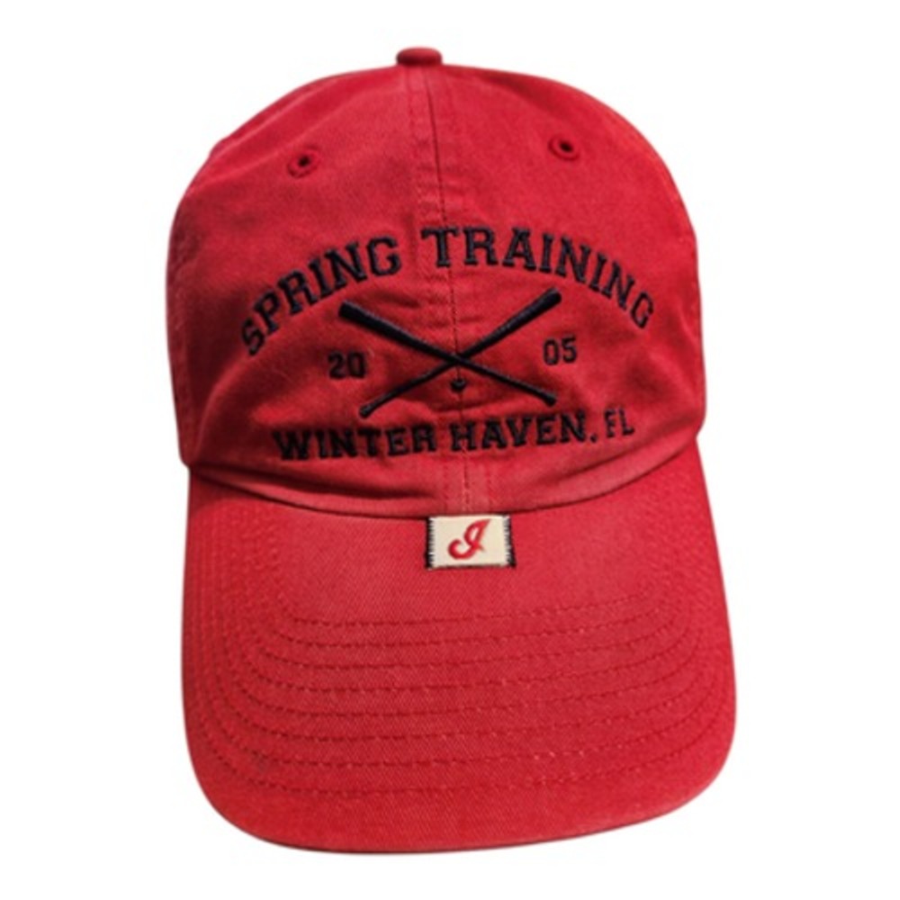 Twins Enterprise 2005 Cleveland Indians Spring Training Hat‎ Bob Feller Signed